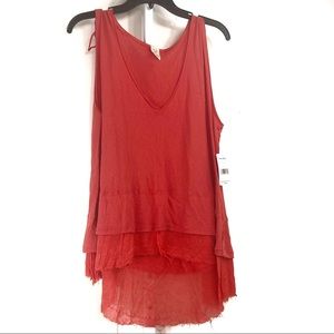 Free People Orange Top Small
